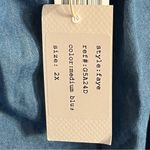 BLL New York Blue Casual Dress Blouse 100% Cotton Chambray Style Faye Size 2XL Photo 5