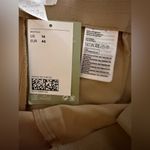 H&M Women's Khaki Tan Pleated Flare Leg Dress Pants Size 14 Photo 3