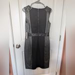 NYDJ NWTS Not Your Daughter's Jeans () Bodycon Lace Accent Dress W10 Black/Grey Photo 1