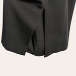 Misha Benecia Black Strappy Back Midi Cocktail Dress Size 10 Photo 13