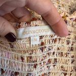 Olivaceous  Floral Smocked Cropped Tank Top Womens Size‎ M Pink Multicolor Photo 1