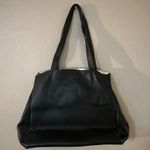 Nine West Dark Gray Pleather Tote Bag Photo 5