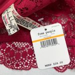 Free People  | NWT | Small | Lacey Looks Burgundy Bandeau Unpadded Bra Bralette Photo 6