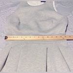 Ivanka Trump Gray Pleated Midi Dress Halter Neckline Photo 4