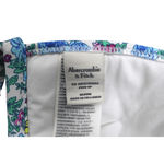 Abercrombie & Fitch  Blue Floral Ruffle Push Up Bikini Swim Top MEDIUM Poolcore‎ Photo 2