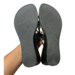 Mudd  Y2K Black Wedge Sandals Photo 4