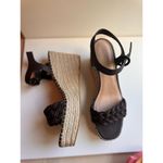 Veronica Beard   brown Reema Braided Ankle-Strap Wedge Sandals size 12 Photo 3
