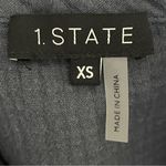 1. State  | Blue Waffle Knit Button Down Top Sz XS Photo 3