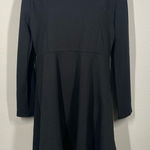 Black Long Sleeve Skater Style Dress Women’s Size XLarge Photo 0
