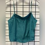 Urban Outfitters Women’s  Green Satin Crop Top Size M Photo 0