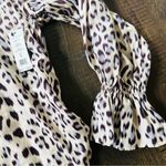 Equipment  Farah Cheetah Keyhole Blouse | NWT | Small Photo 6