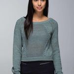 Lululemon Be Present Pullover Sweater Cropped Earl Grey Photo 0