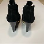 Vince Camuto Vince Camaro Wilian Open-toe Suede Bootie in Black Photo 5