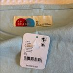 Free People NEW!  BEACH Josie X-Large Mini Dress Chic Ruffled Sleeves Light Blue Photo 10