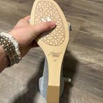 Badgley Mischka JEWEL  Peggy Wedge Silver Glitter 10 NWOB Photo 5