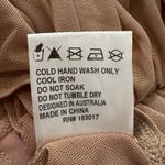 Princess Polly  Delaney tan ruched mesh off-the-shoulder long sleeve bodysuit 2 Photo 5