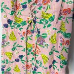 Urban Outfitters  Women’s Pink Fruit Print‎ Lace Up Mini Dress Size XS Photo 2