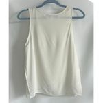 Blue Rain Women's Sleeveless Layered Blouse - White - Size Small Photo 3
