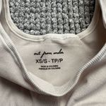 Urban Outfitters  Cream Ribbed Crop Tank Top Photo 2