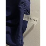 Zaful  Front Knot Bikini Top Size XXL Dark Blue New With Tag Photo 4