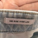 Forever 21  mid rise wide jeans, light was, size 30 Photo 10