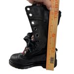 Dr. Martens Dr Doc Martens Triumph Aimilita mirage floral biker leather boots Size 5 Satin Photo 13