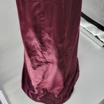 VTG Urban Girl Nites Prom Dress 13/14 Red Satin Faux Wrap Toile Formal Gown Purple Photo 13