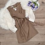 Korean style Draped Knotted Dress Size M Photo 1