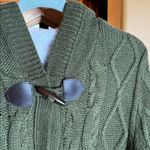 Sidefeel Cardigan Hooded Fleece Lined Jackets Winter Sweater Coat Size Large Green Photo 8