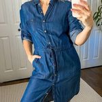 Tommy Hilfiger Chambray Shirt Dress in Denim Blue - Retail $99 Photo 0