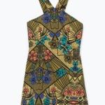 ZARA Trafaluc Aztec Modern Halter Fitted Mini Dress Small NWOT Photo 9