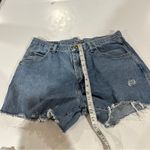 Wrangler Vintage Distressed Medium Wash Cutoff Shorts Size 38 Photo 6