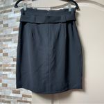 EXPRESS  tulip style mini skirt w belt black Sz 8 Photo 3