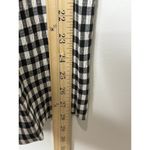 Veronica Beard  Gingham Pants Women 6 Estimated Black White Gemini Side-Stripe Photo 8