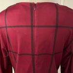 Anthropologie NWOT  HUTCH Merlot Windowpane Dress Photo 10
