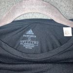 Adidas T-Shirt Women Small Black Tie Front Sellout Sporty Aeroready Primegreen Photo 6