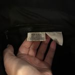 None Black and White Fringe Leather Tote Photo 5