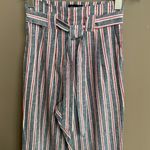 Topshop NWT High Waisted Belted Peg Trousers 0 Photo 7