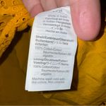 J.Crew  Factory Size S Women’s Eyelet‎ Puff-Sleeve Yellow T-Shirt Top Photo 3