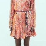 ZARA Dress boho printed viral blogger summer long sleeve Vacation Photo 6