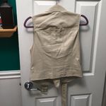 Forever 21 cream and gold studded vest Photo 3