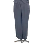 Haute Hippie Black Wrap Silk Wide Leg Halter Jumpsuit Size XS Photo 5