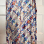 Urban Outfitters  Blue and Orange Abstract Maxi Skirt Photo 0