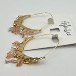 Style & Co Shaky Bead & Imitation Pearl Drop Earrings in Gold MSRP $25 NWT Photo 3