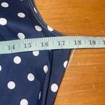 1901 Fit and Flare Navy Polka Dot Sleeveless Midi Dress Size Small NWOT Photo 8
