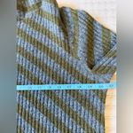 Theory ‎ Diagonal Stripe Mock Neck Knit Sweater Tunic Size Large Wool Blend Photo 4