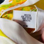 Vintage hand made 1970s floral yellow and green romper dress medium Photo 3