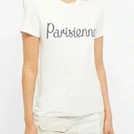 NWT MAISON KITSUNÉ PARISIENNE CLASSIC Short Sleeve TEE LATTE White Photo 0