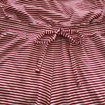 Vineyard Vines  Knit Red & White Striped Crossover Romper Size Medium‎ Photo 4