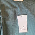 Ember Velvet Cardigan Green Women's Size L Long Sleeve Open Front Sweater Photo 5